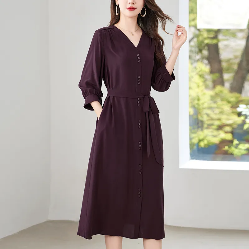To The West Long Sleeved Dresses Women's-12