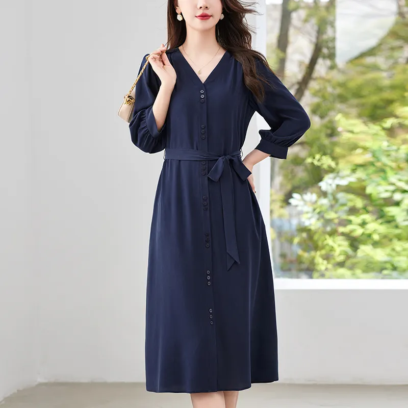 To The West Long Sleeved Dresses Women's-5