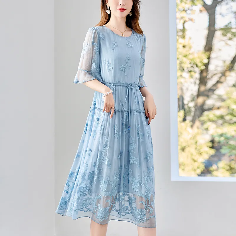 To The West Short Sleeved Dresses Women's-4