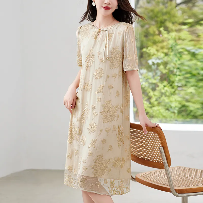 To The West Short Sleeved Dresses Women's-10
