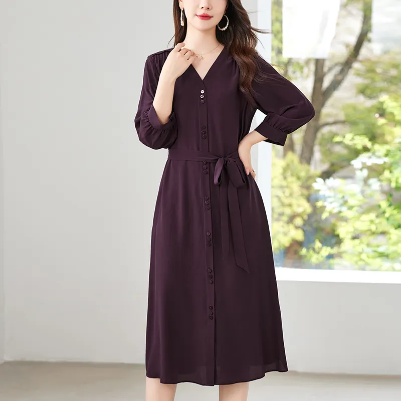 To The West Long Sleeved Dresses Women's-16