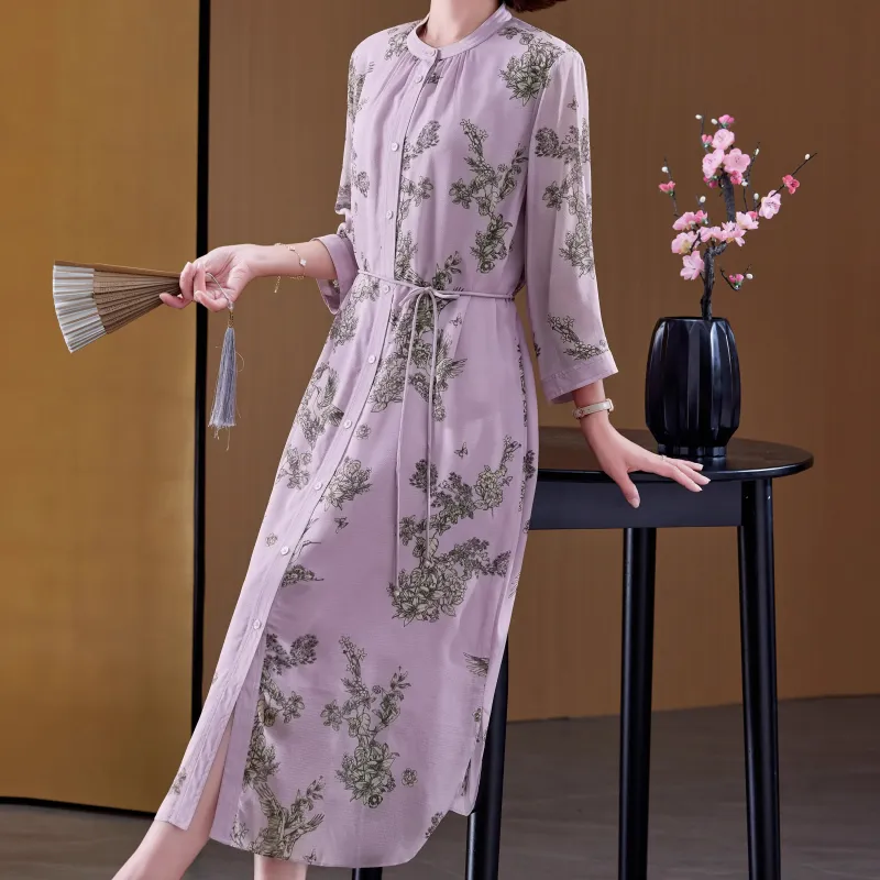 To The West Long Sleeved Dress Women's-3
