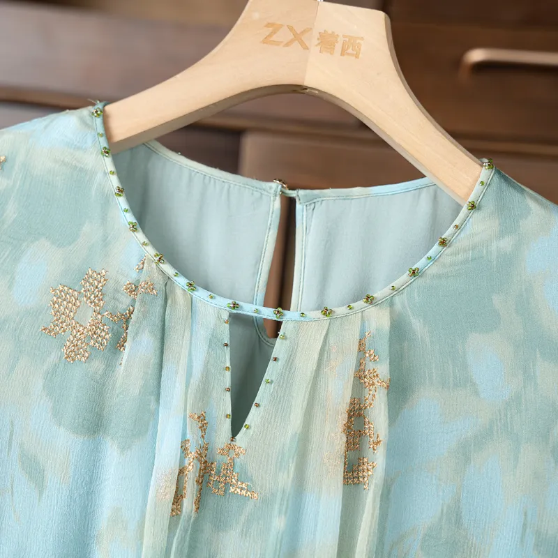 To The West Short Sleeved Dress Women's-3
