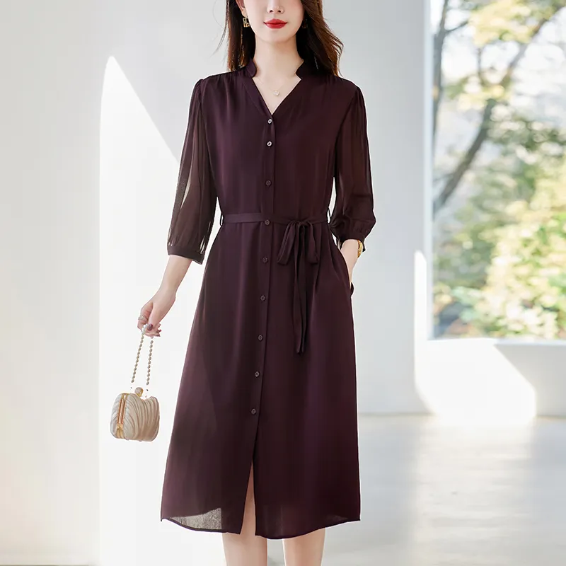 To The West Long Sleeved Dresses Women's-10
