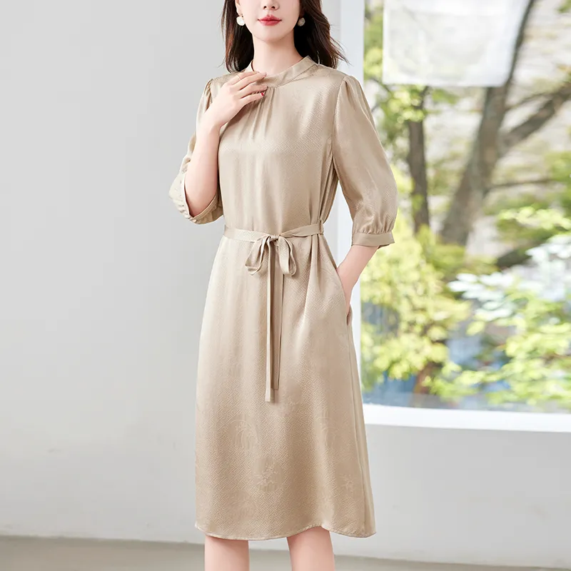 To The West Long Sleeved Dresses Women's-14