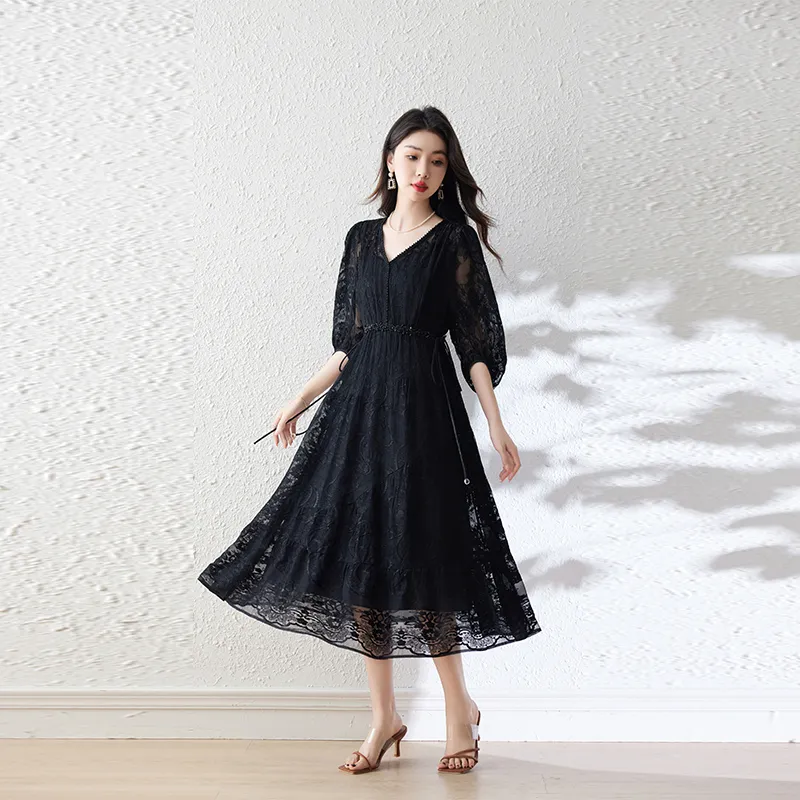 To The West Long Sleeved Dresses Women's-6