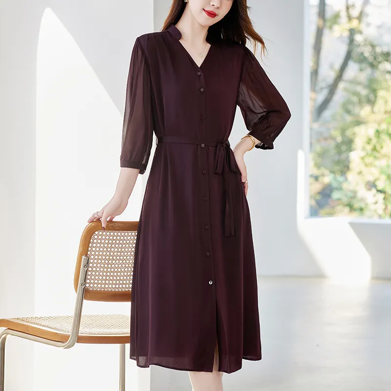 To The West Long Sleeved Dresses Women's-6