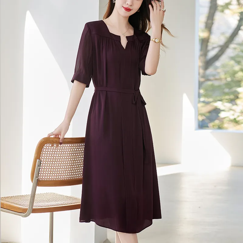 To The West Short Sleeved Dresses Women's-9