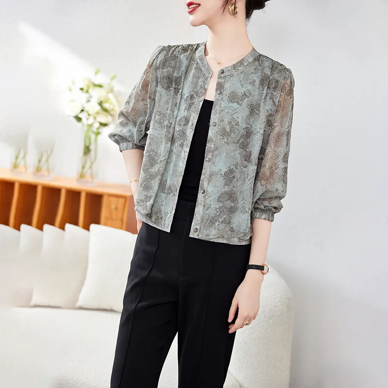 To The West Shirt Women's Small Floral-5