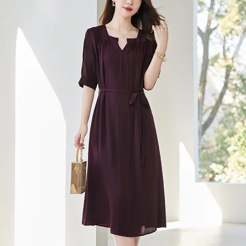 To The West Short Sleeved Dresses Women's-7