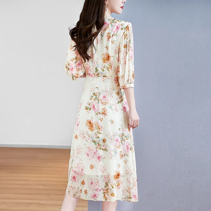 To The West Long Sleeved Dresses Women's Multicolor-4