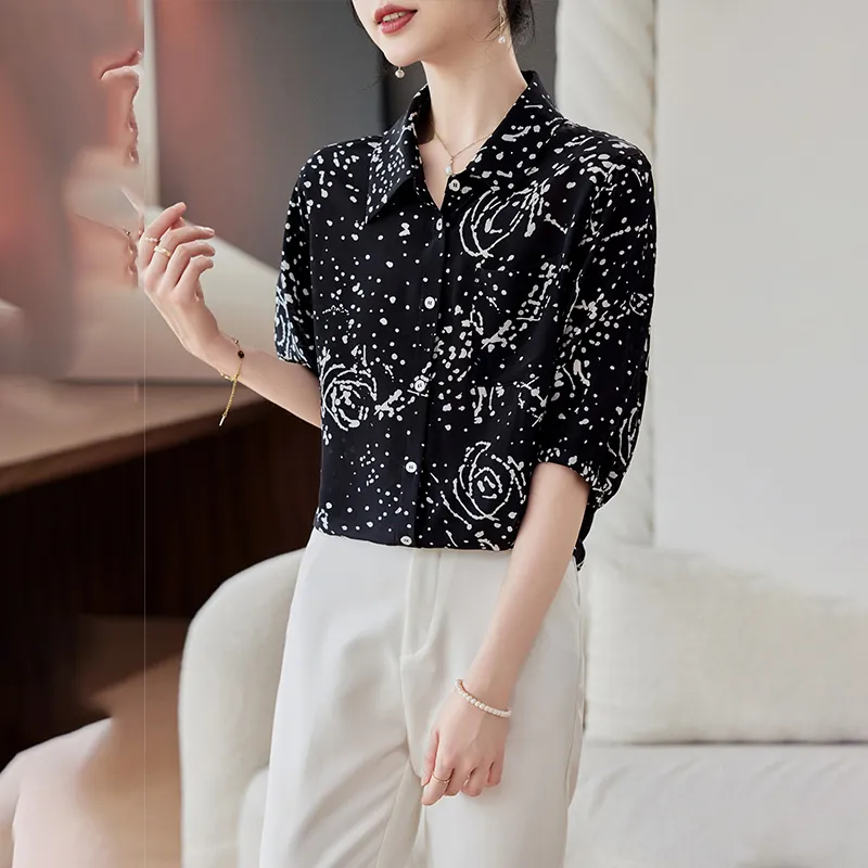 To The West Shirt Women's Starry Sky Rose-3