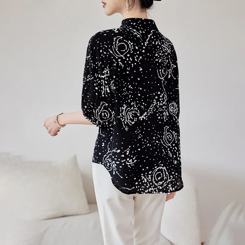 To The West Shirt Women's Starry Sky Rose-6