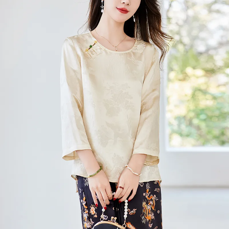 To The West Shirt Women's Champagne Gold-3