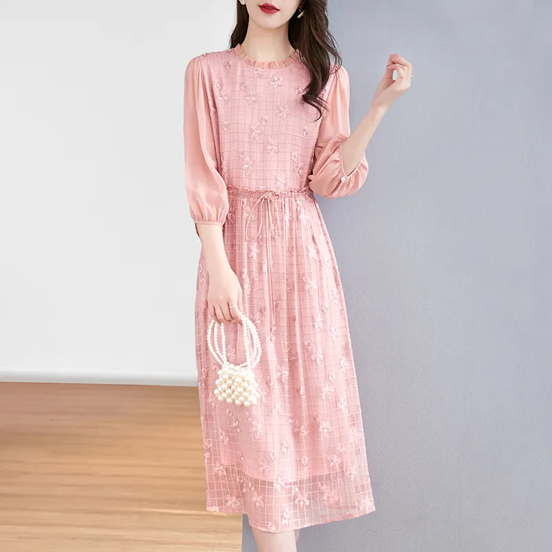 To The West Long Sleeved Dresses Women's-11