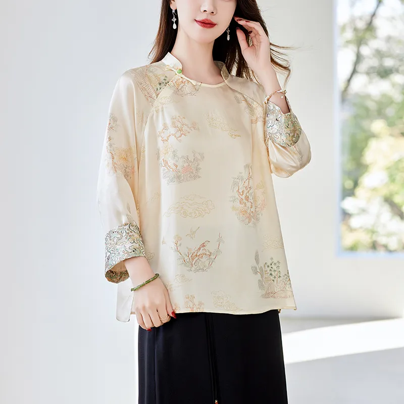 To The West Shirt Women's Champagne Gold-3