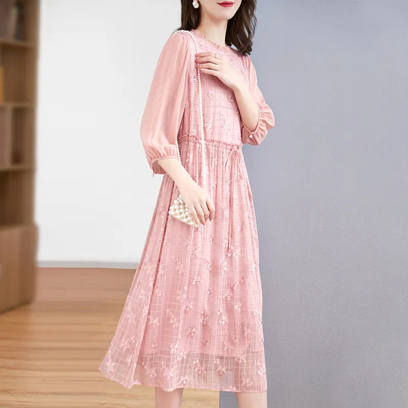 To The West Long Sleeved Dresses Women's-10