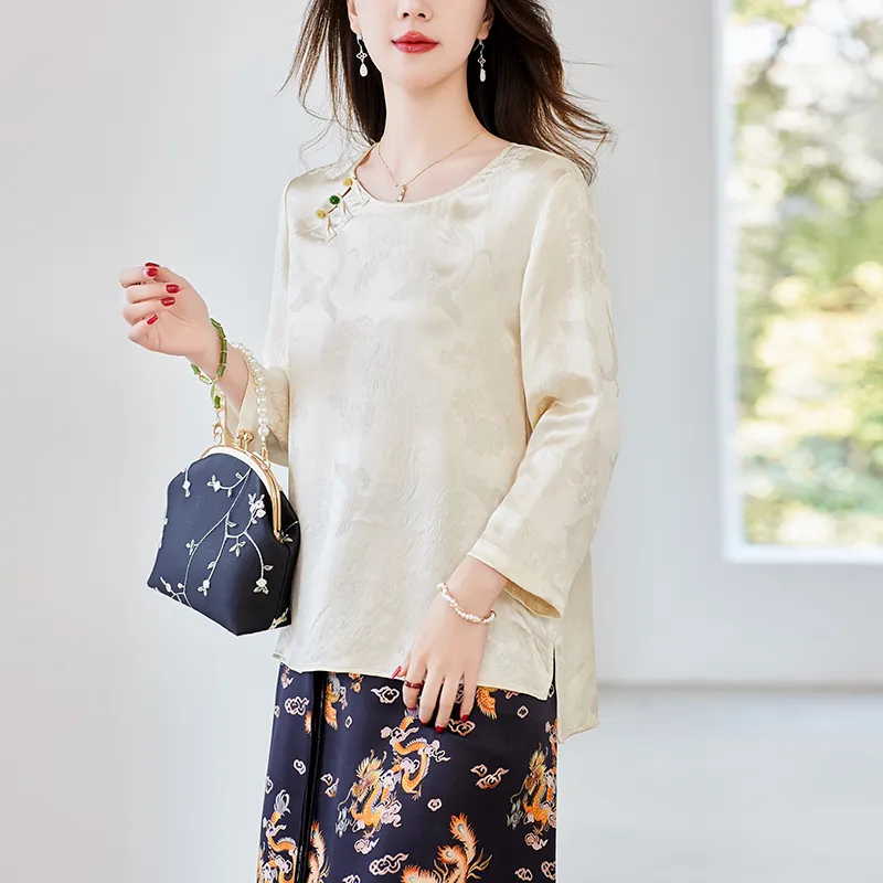 To The West Shirt Women's Champagne Gold-2