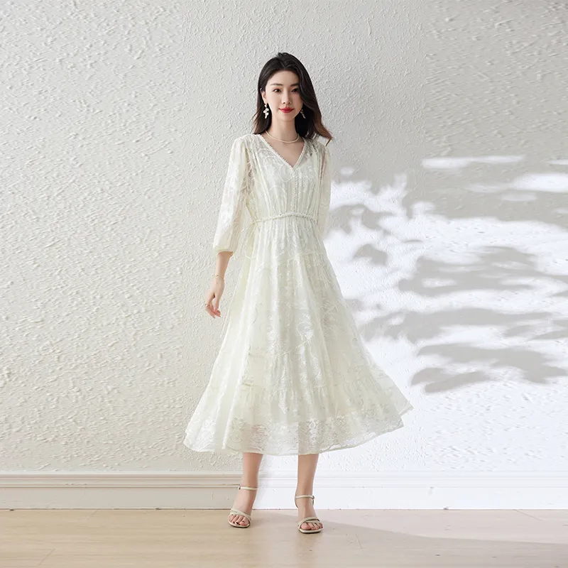 To The West Long Sleeved Dresses Women's-10