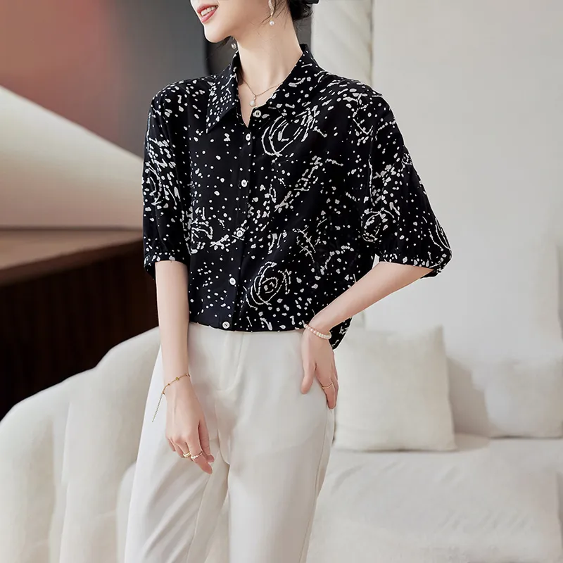 To The West Shirt Women's Starry Sky Rose-4