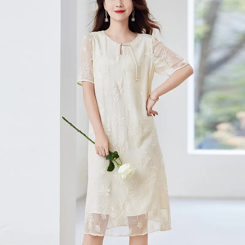 To The West Short Sleeved Dresses Women's-7