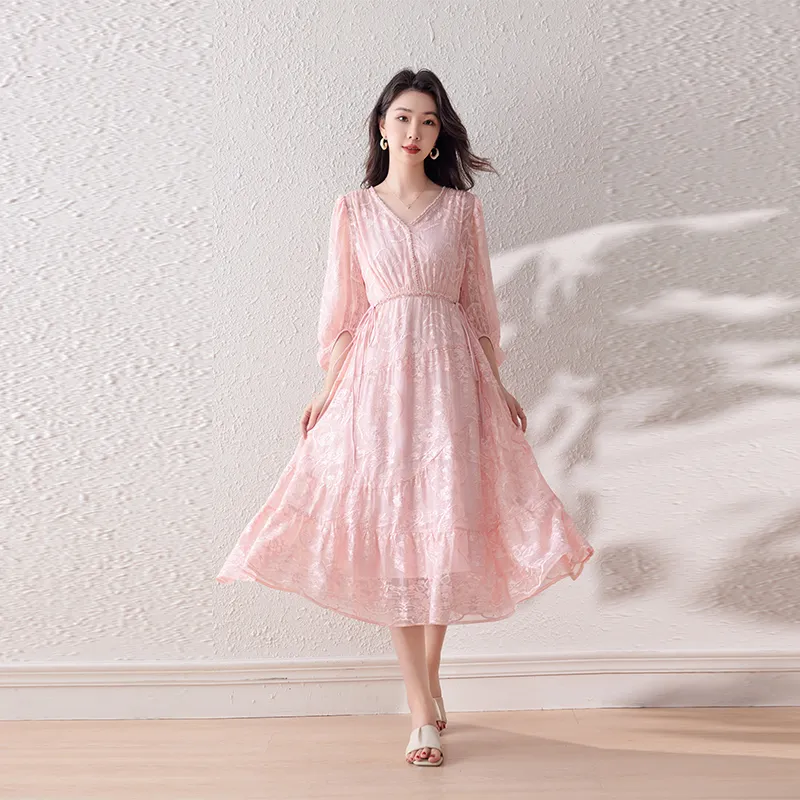 To The West Long Sleeved Dresses Women's-3