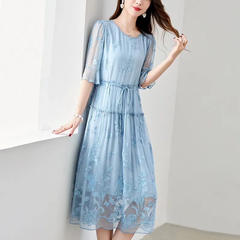 To The West Short Sleeved Dresses Women's-3