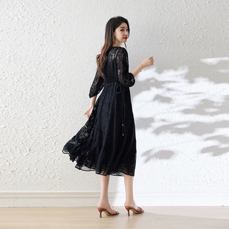 To The West Long Sleeved Dresses Women's-7
