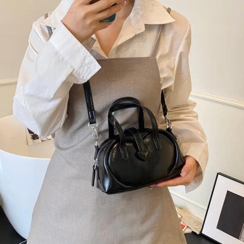 ZAVC PU One Shoulder Handbag Women's White/Black/Red/Blue/Yellow-6