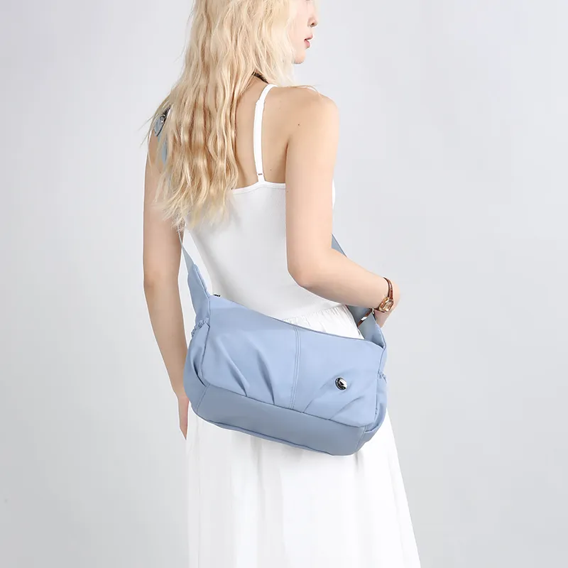 ZAVC Polyester Shoulder Bag Women's Blue/Pink/Black/Gray/Khaki/Jasper/Light Green-3