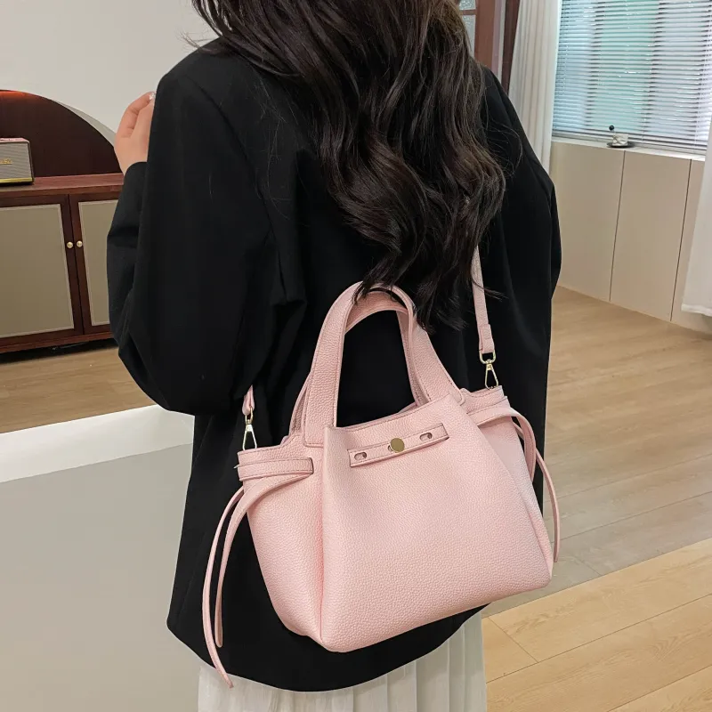 ZAVC PU Handbag Regular Women's Gray Blue/Black/Light Brown/Pink-17