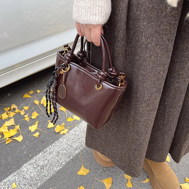 ZAVC PU Handbag Women's Black/Brown/Coffee/Red-19