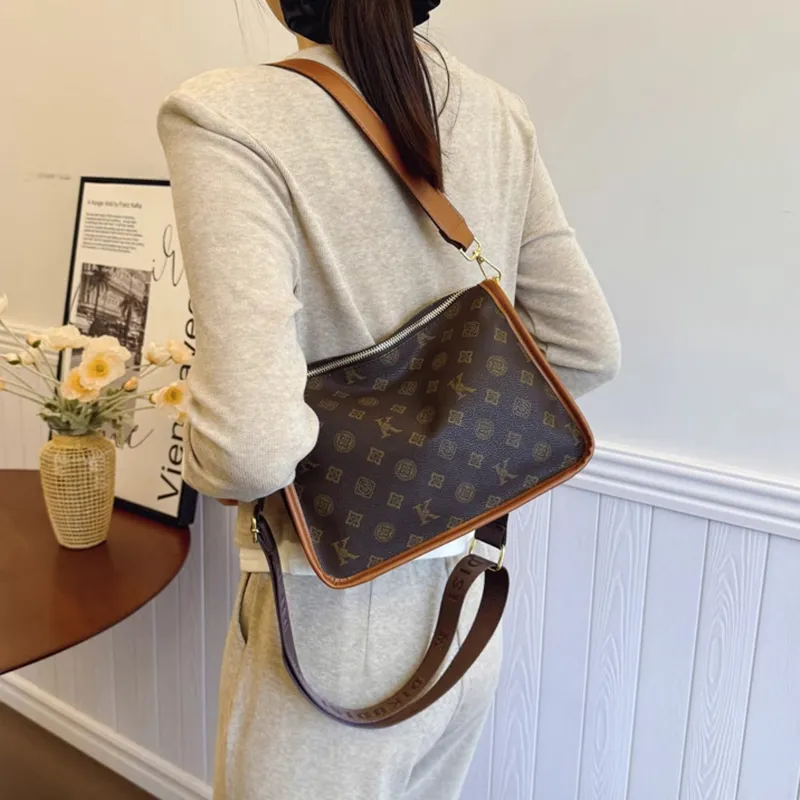 ZAVC PU Shoulder Bag, Crossbody Bag Regular Women's Khaki/Brown-7