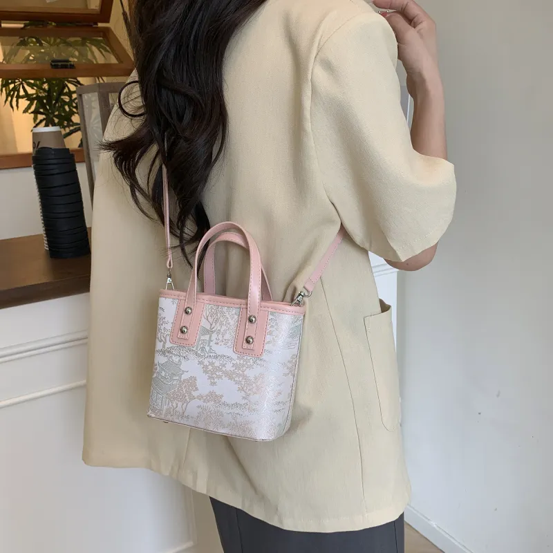 ZAVC Polyester Crossbody One Shoulder Handbag Women's Multicolor-10