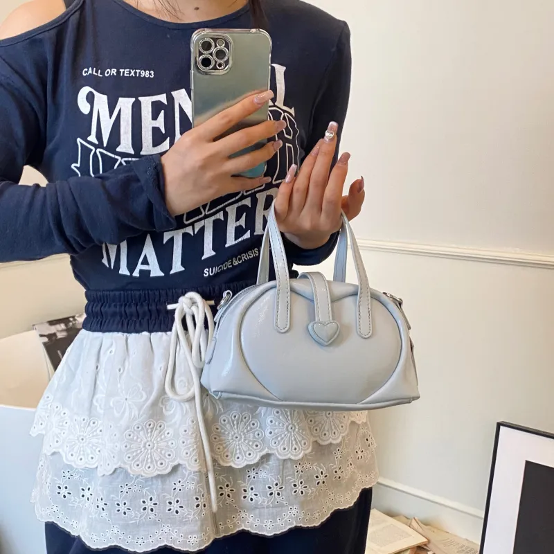 ZAVC PU One Shoulder Handbag Women's White/Black/Red/Blue/Yellow-19