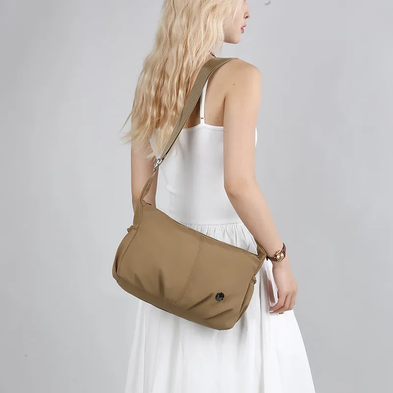 ZAVC Polyester Shoulder Bag Women's Blue/Pink/Black/Gray/Khaki/Jasper/Light Green-14