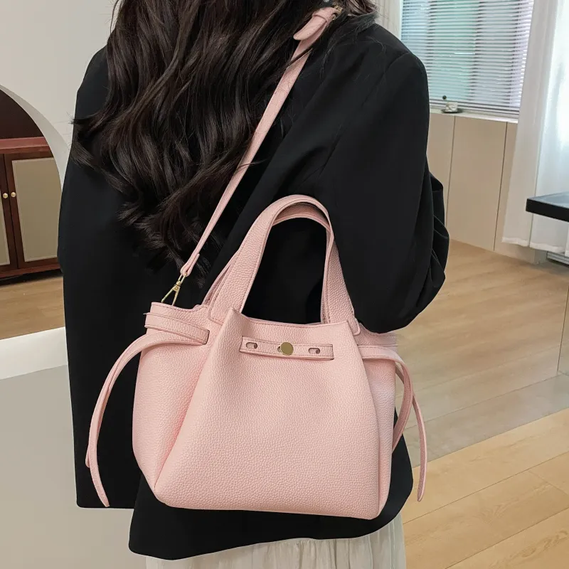 ZAVC PU Handbag Regular Women's Gray Blue/Black/Light Brown/Pink-19
