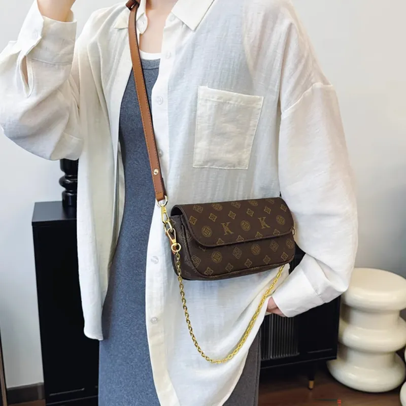 ZAVC PU Shoulder Bag Regular Women's Coffee/Light Brown-3