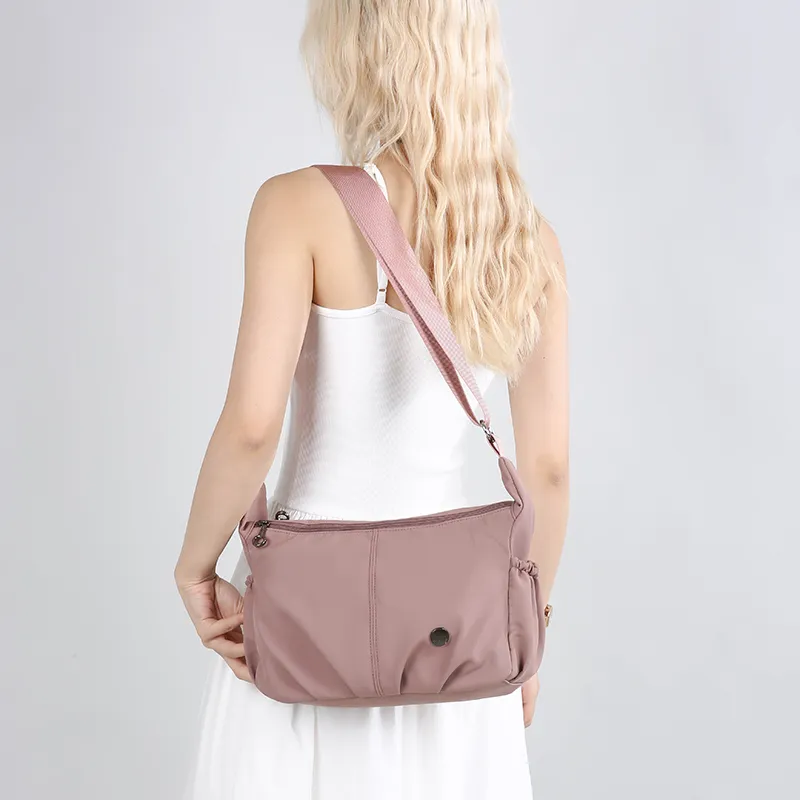 ZAVC Polyester Shoulder Bag Women's Blue/Pink/Black/Gray/Khaki/Jasper/Light Green-5