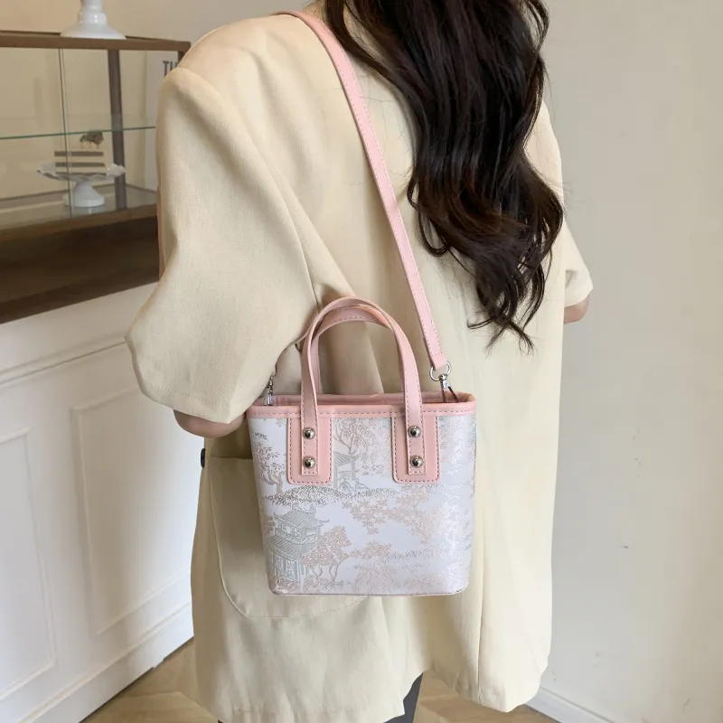 ZAVC Polyester Crossbody One Shoulder Handbag Women's Multicolor-7