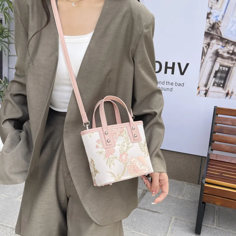 ZAVC Polyester Crossbody One Shoulder Handbag Women's Multicolor-12
