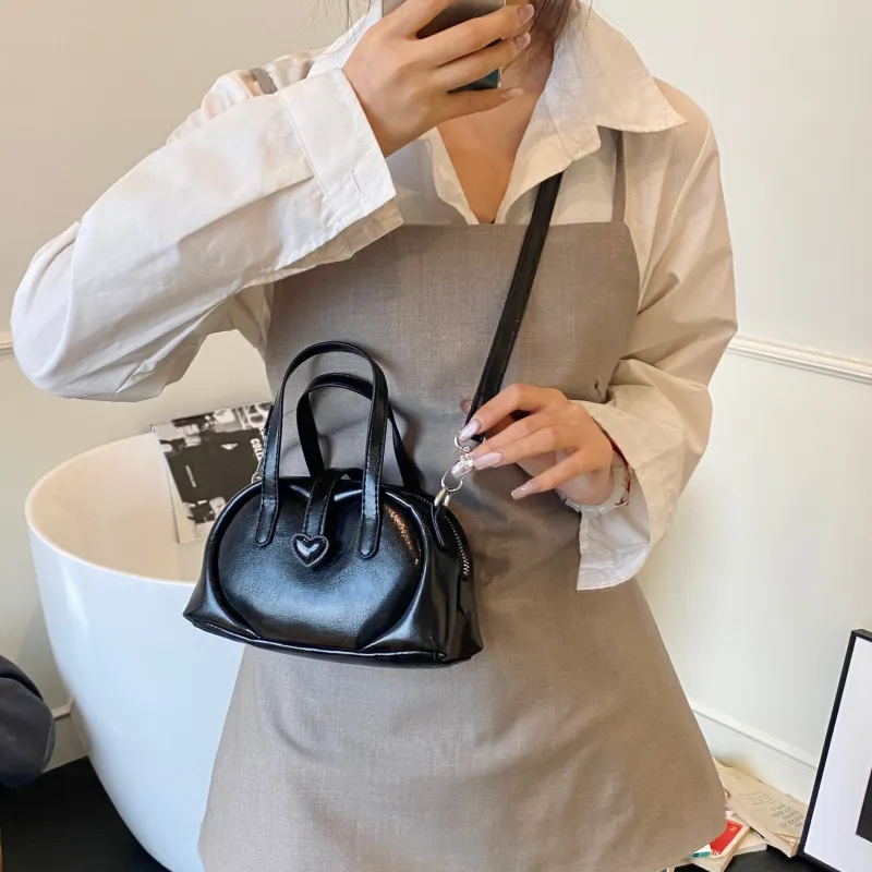 ZAVC PU One Shoulder Handbag Women's White/Black/Red/Blue/Yellow-8