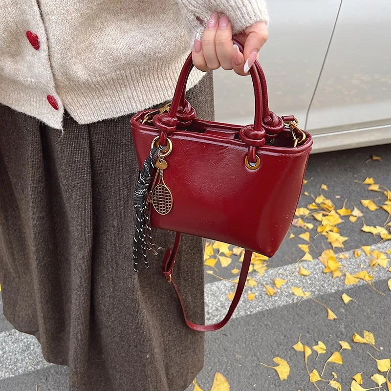 ZAVC PU Handbag Women's Black/Brown/Coffee/Red-24
