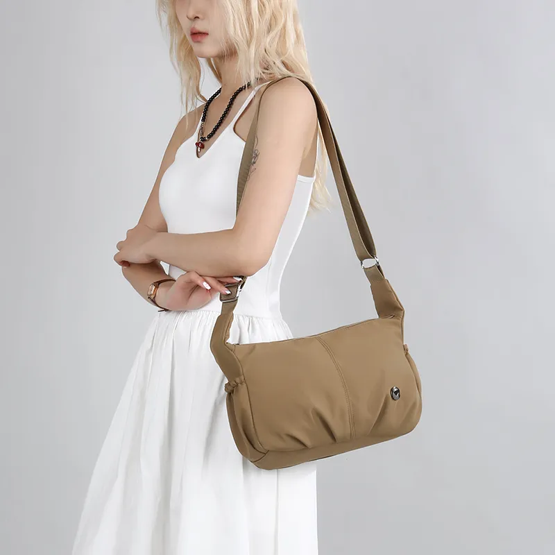 ZAVC Polyester Shoulder Bag Women's Blue/Pink/Black/Gray/Khaki/Jasper/Light Green-13
