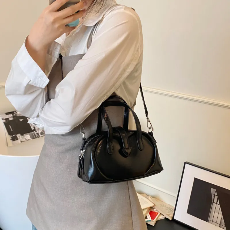 ZAVC PU One Shoulder Handbag Women's White/Black/Red/Blue/Yellow-7