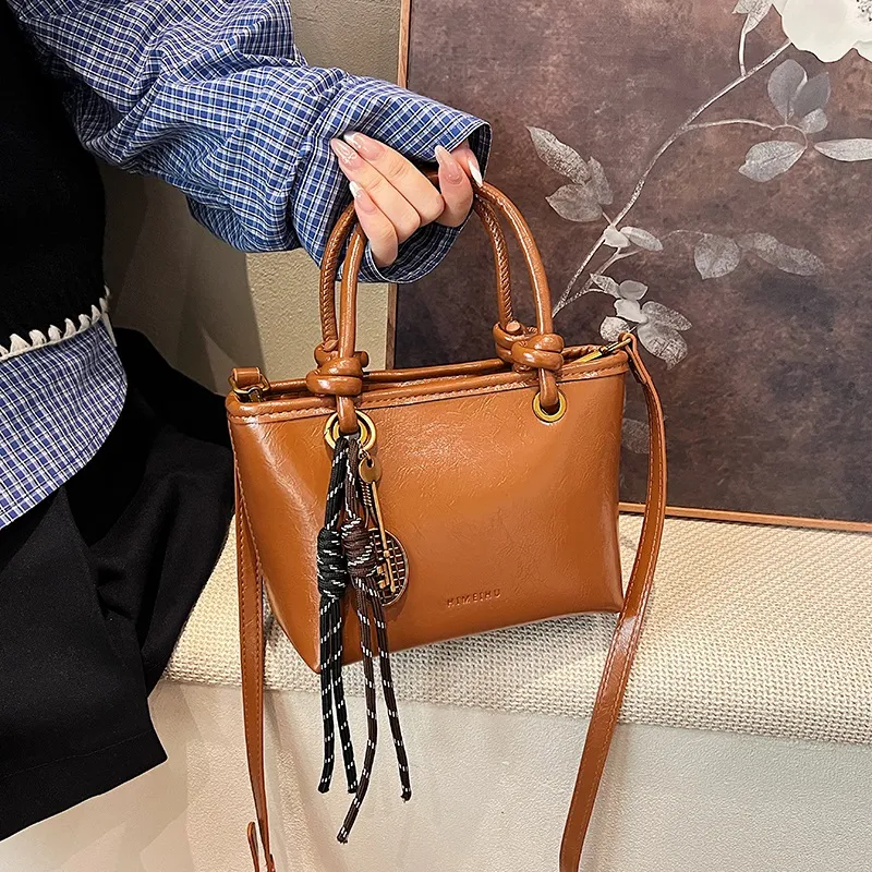 ZAVC PU Handbag Women's Black/Brown/Coffee/Red-1