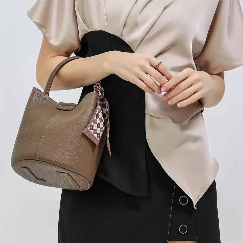 ZAVC PU Handbag Women's White/Black/Gray/Beige Yellow-20