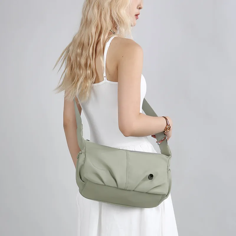 ZAVC Polyester Shoulder Bag Women's Blue/Pink/Black/Gray/Khaki/Jasper/Light Green-19