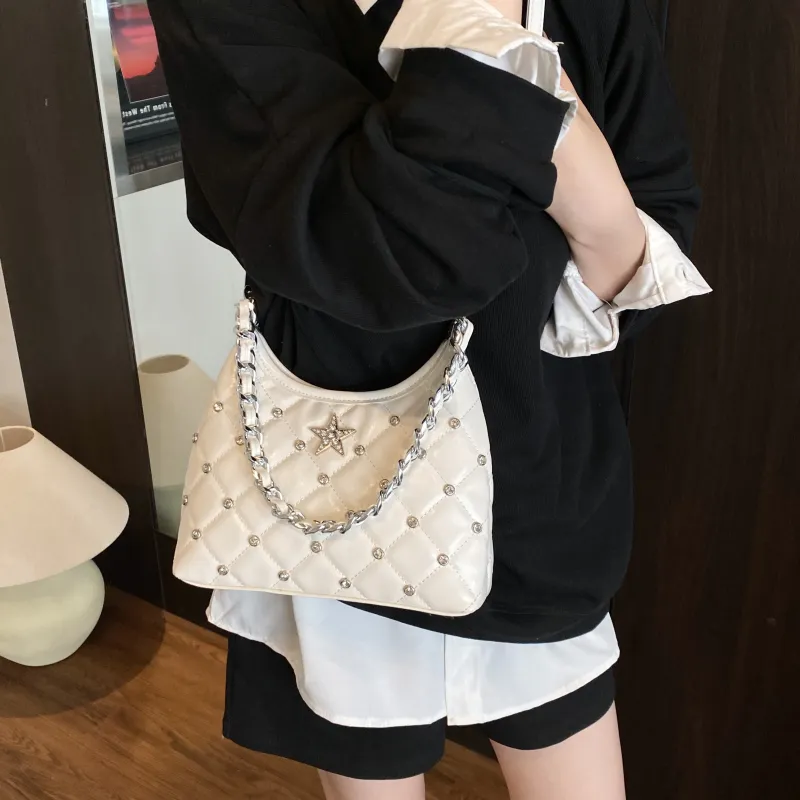 ZAVC PU Crossbody Bag, Shoulder Bag Regular Women's White/Black/Silver/Blue/Yellow-4