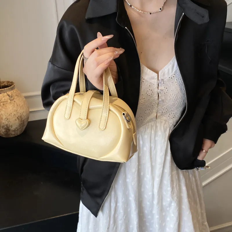 ZAVC PU One Shoulder Handbag Women's White/Black/Red/Blue/Yellow-21